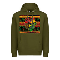Army Green black history is world history Premium Hoodie - CowGirlArtShop