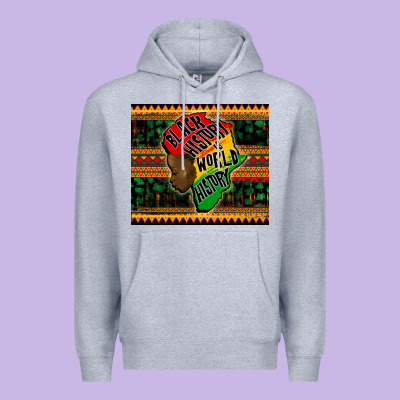 Black History Is World History Premium Hoodie Designed By Cowgirlartshop