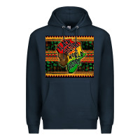 Navy black history is world history Premium Hoodie - CowGirlArtShop