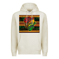 Oatmeal Heather black history is world history Premium Hoodie - CowGirlArtShop