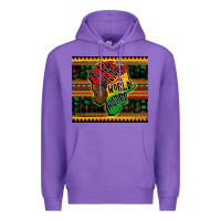 Purple black history is world history Premium Hoodie - CowGirlArtShop