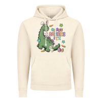 Vintage Artic bunny saurus rex Vintage Hoodie - MaliasSmallBusiness