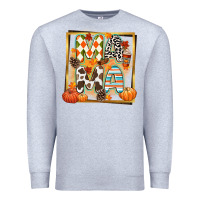Heather Grey fall mama Premium Sweatshirt - CowGirlArtShop