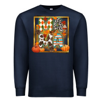 Navy fall mama Premium Sweatshirt - CowGirlArtShop