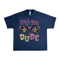 Navy mardi gras dude Urban Heavy Tee - MaliasSmallBusiness