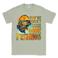 Matcha youre lucky im here i could have gone fishing Classic Tee - NancyCooperArtShop