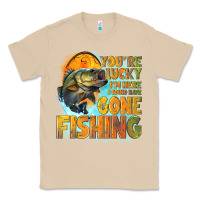 Mushroom youre lucky im here i could have gone fishing Classic Tee - NancyCooperArtShop