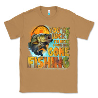 Toasted Coconut youre lucky im here i could have gone fishing Classic Tee - NancyCooperArtShop