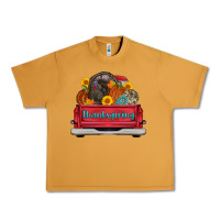 Peanut Butter thanksgiving truck turkey pumpkin Urban Heavy Tee - AdoDesignShop