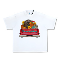 White thanksgiving truck turkey pumpkin Urban Heavy Tee - AdoDesignShop