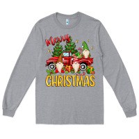 Merry Christmas Gnomes Truck Long Sleeve Tee | Teevron