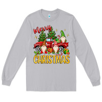 Moon Dust merry christmas gnomes truck Long Sleeve Tee - MaliasSmallBusiness