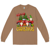 Toasted Coconut merry christmas gnomes truck Long Sleeve Tee - MaliasSmallBusiness