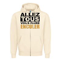 Sandshell Allez Tous Vous Enculer Zipper Hoodie - Bettercallsaul