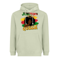 Matcha juneteenth queen black woman afro queen Heavyweight Hoodie - CowGirlArtShop