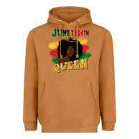 Meerkat juneteenth queen black woman afro queen Heavyweight Hoodie - CowGirlArtShop