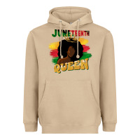 Mushroom juneteenth queen black woman afro queen Heavyweight Hoodie - CowGirlArtShop