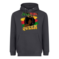 Smoke juneteenth queen black woman afro queen Heavyweight Hoodie - CowGirlArtShop