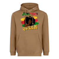 Toasted Coconut juneteenth queen black woman afro queen Heavyweight Hoodie - CowGirlArtShop