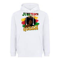 White juneteenth queen black woman afro queen Heavyweight Hoodie - CowGirlArtShop