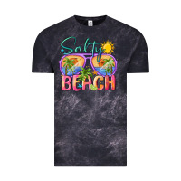 Cloud Black salty beach Vintage Tee - MaliasSmallBusiness