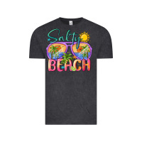 Vintage Black salty beach Vintage Tee - MaliasSmallBusiness