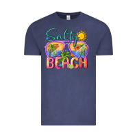 Vintage Denim salty beach Vintage Tee - MaliasSmallBusiness