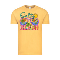 Vintage Mustard salty beach Vintage Tee - MaliasSmallBusiness