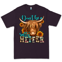 Plum don't be a salty heifer long haired cow Premium Tee - Jasminsmagicworld