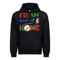 Black i'll see you at home Urban Hoodie - BundleAndBundleShop