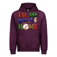 Mauve Wine i'll see you at home Urban Hoodie - BundleAndBundleShop