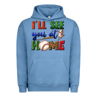 Pigment Pebble Blue i'll see you at home Urban Hoodie - BundleAndBundleShop