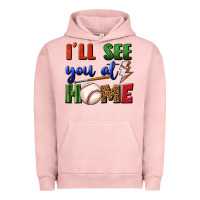 Pigment Salmon i'll see you at home Urban Hoodie - BundleAndBundleShop