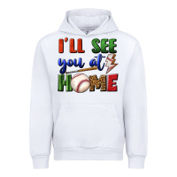 White i'll see you at home Urban Hoodie - BundleAndBundleShop