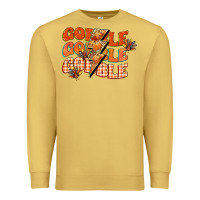 Antique Gold gobble gobble gobble Premium Sweatshirt - CowGirlArtShop