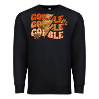 Black gobble gobble gobble Premium Sweatshirt - CowGirlArtShop
