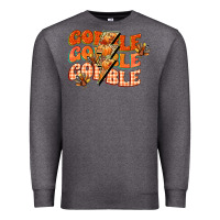 Charcoal Heather gobble gobble gobble Premium Sweatshirt - CowGirlArtShop