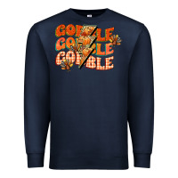 Navy gobble gobble gobble Premium Sweatshirt - CowGirlArtShop