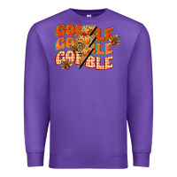 Purple gobble gobble gobble Premium Sweatshirt - CowGirlArtShop