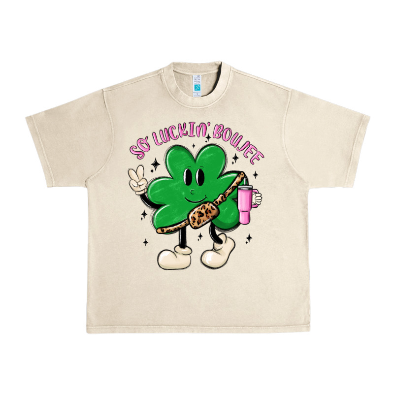 So Luckin Boujee Urban Heavy Tee by MaliasSmallBusiness | Teevron