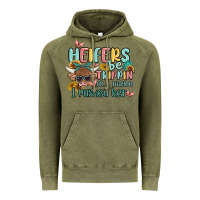 Vintage Olive heifers be trippin' Vintage Hoodie - MaliasSmallBusiness
