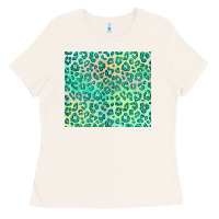 Bone green leopard glitter Ladies Tee - JahusDesignShop