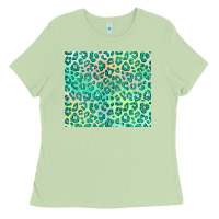 Matcha green leopard glitter Ladies Tee - JahusDesignShop