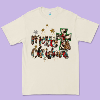 Merry Christmas Wood Slice Ornament Premium Tee Designed By Jahusdesignshop
