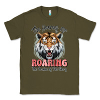 Army Green the heavens are roaring tiger Classic Tee - MaliasSmallBusiness