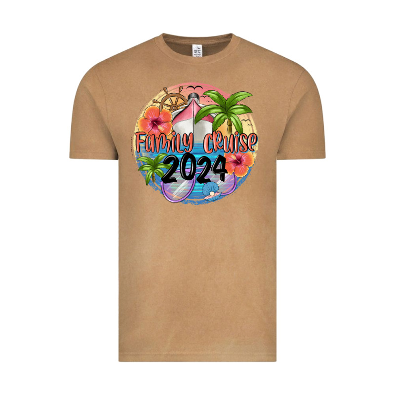 Family Cruise 2024 Vintage Tee by MaliasSmallBusiness | Teevron