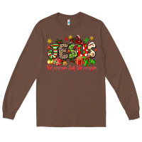 Chestnut jesus the reason for the season Long Sleeve Tee - MaliasSmallBusiness