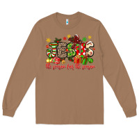 Toasted Coconut jesus the reason for the season Long Sleeve Tee - MaliasSmallBusiness