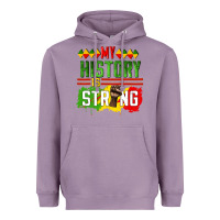 Lavender my history is strong Heavyweight Hoodie - CowGirlArtShop