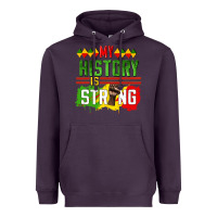 Plum my history is strong Heavyweight Hoodie - CowGirlArtShop